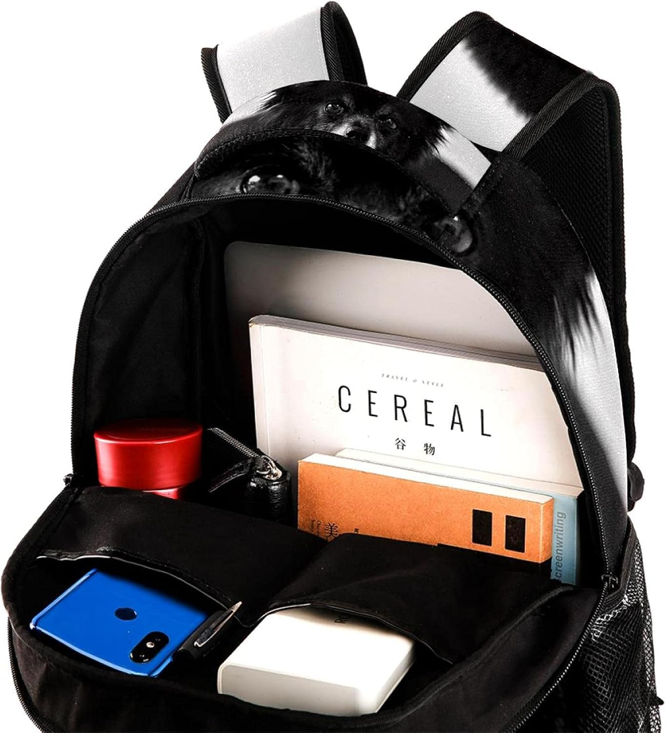 Chihuahua Backpack Students Shoulder Bags Travel Bag College School Tote Backpacks image number 1