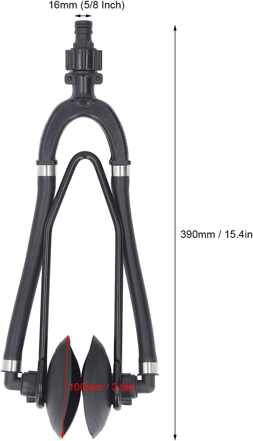 Dual Water Feed Motor Flusher, Outboard Motor Flusher, Boat Dual Flowing Motor Flusher, Marine Engine Winterizing Flushing for Evinrude, Johnson, Etc. image number 1