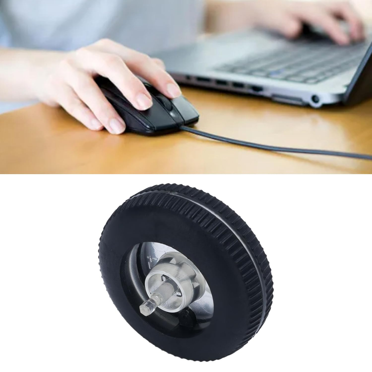For G403 G703 G603 Mouse Wheel Replacement, for G403 G603 G703 Mouse Roller Scroll, Wear Proof Black Scroll Roller Pulley, Specifically Designed for G403 G603 G703 Mouse image number 4