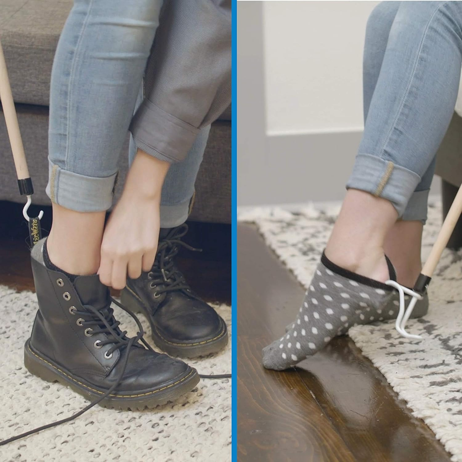 RMS Deluxe 28 Long Dressing Stick | Ideal Dressing Aid for Shoes Socks Shirts and Pants) image number 4