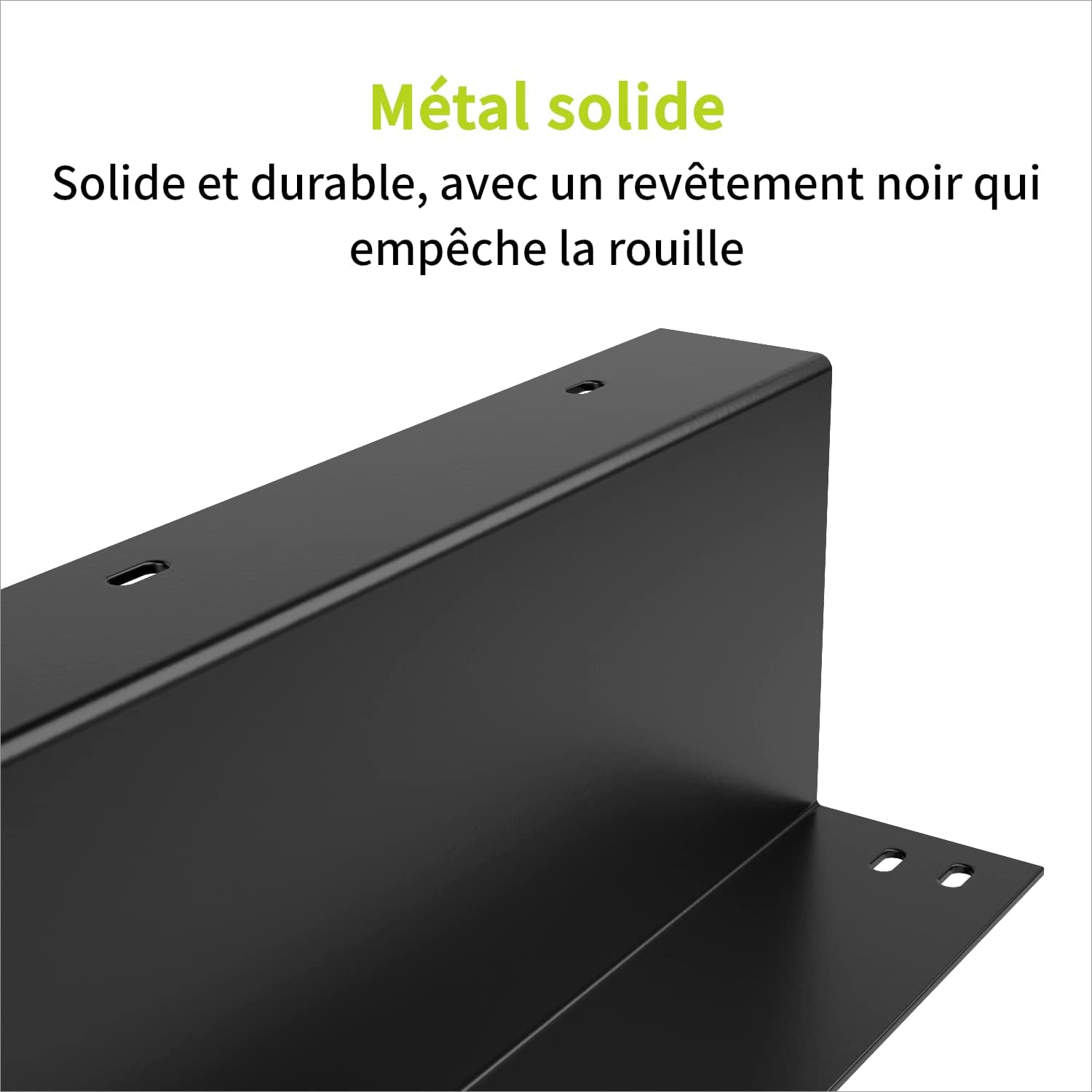 ACROPAQ Mounting Bracket for Cash Drawer, 33 Cm, Black Steel image number 1