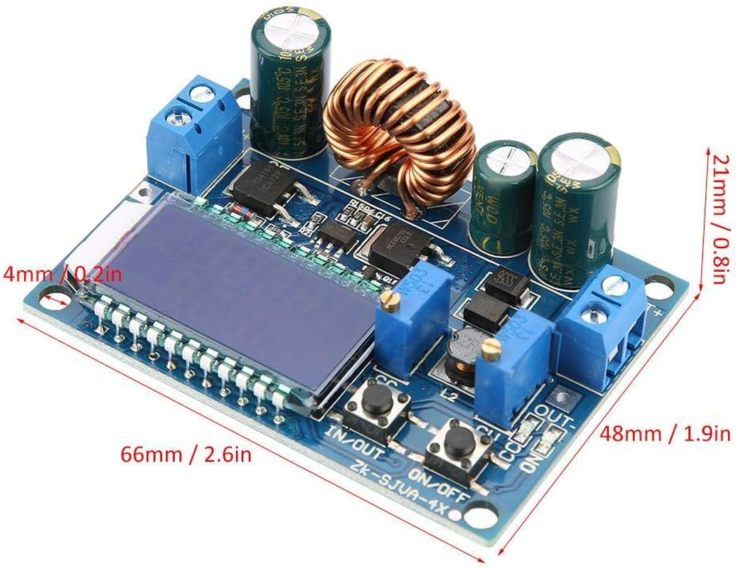 DC-DC Voltage Regulator Module Step-Up Step-Down Converter Adjustable Power Supply Module 5.5-30V to 0.5-30V image number 2