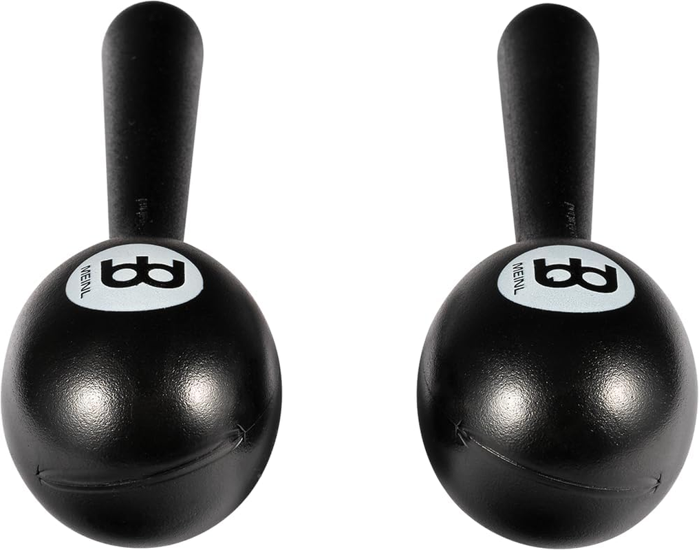 Meinl Percussion Plastic Egg Maracas - Egg Shaker with Ergonomic Handle - Musical Instrument Gadget - Plastic, Black (PEMBK) image number 1
