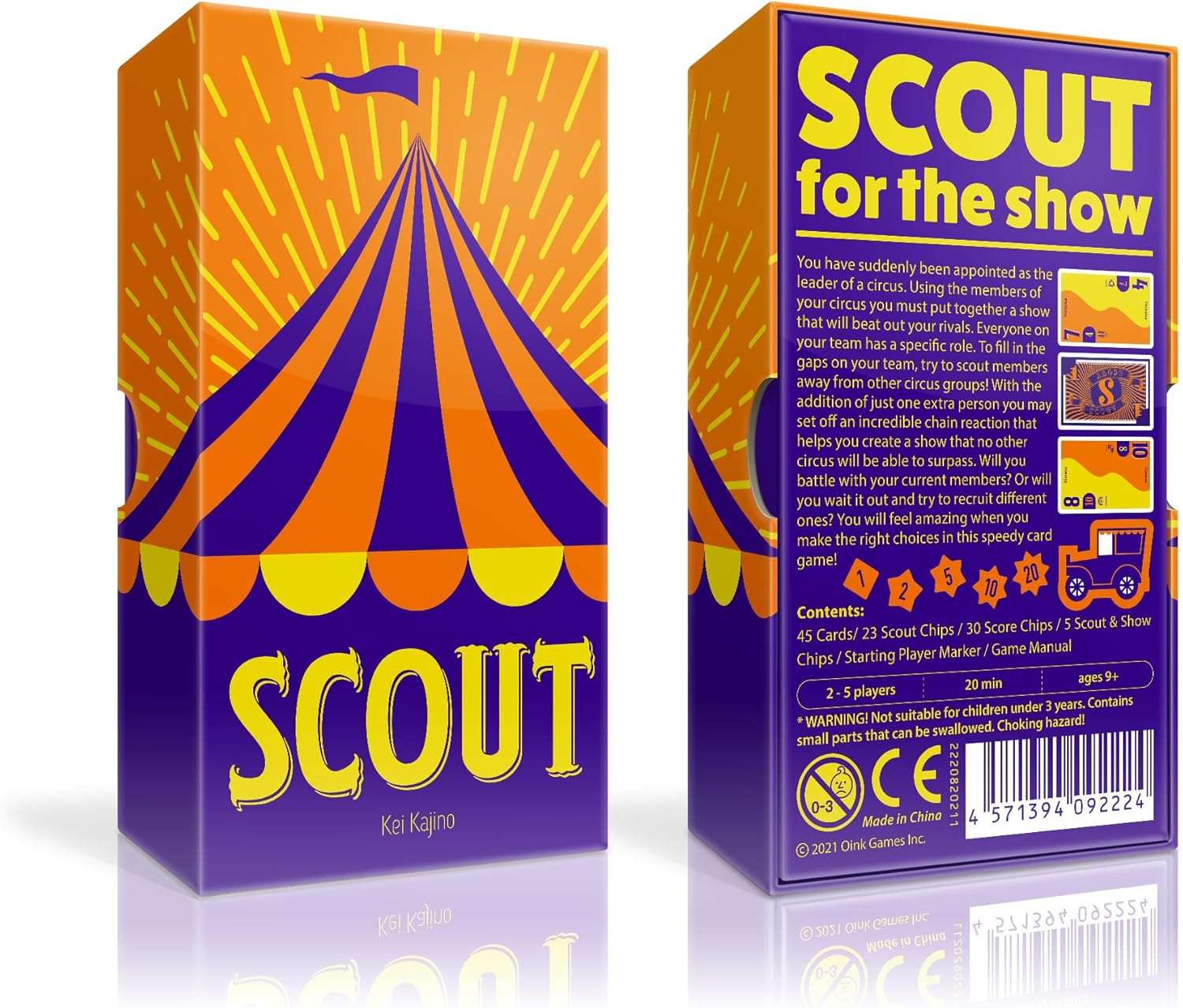 Oink Games Scout Card Game image number 4