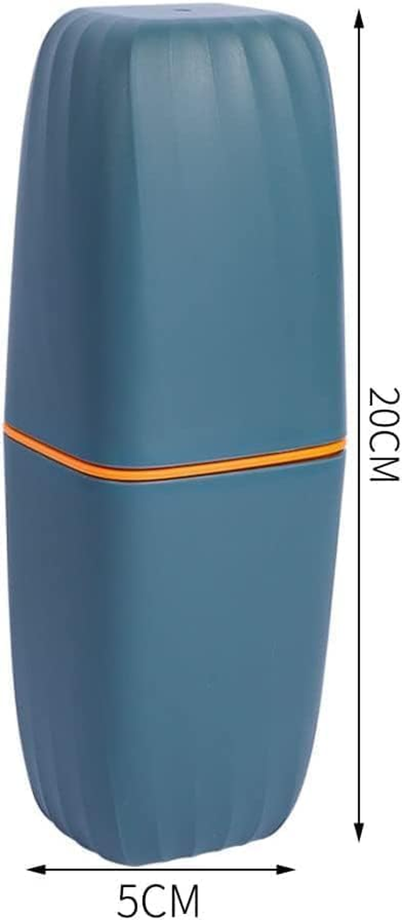 Travel Toothbrush Case, 1Pc Portable Business Trips Wash Cup Holder, Travel Toothbrush Cup Case, Travel Toothbrush Holder Travel Toothbrush Container Toothpaste Storage Toothbrush Case,Dark Blue - Dark Blue image number 4