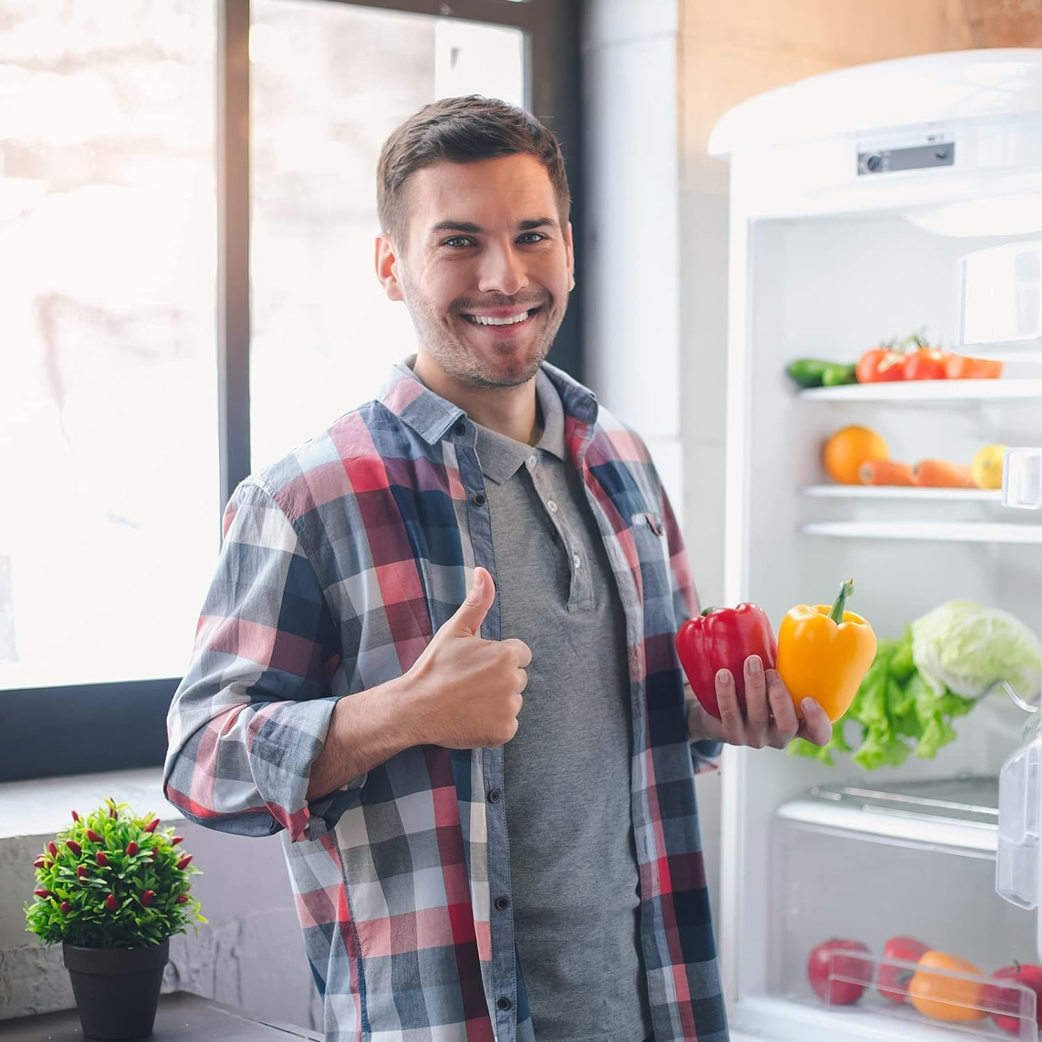 BEANPRECOY Carbon Activated Refrigerator Air Filter Replacement Compatible with Frigidaire Pureair Ultra 2 Pure Air Ultra 2 Pureair Ultra II and Electrolux 242047805 5303918847 Eap12364179-3Pack image number 1