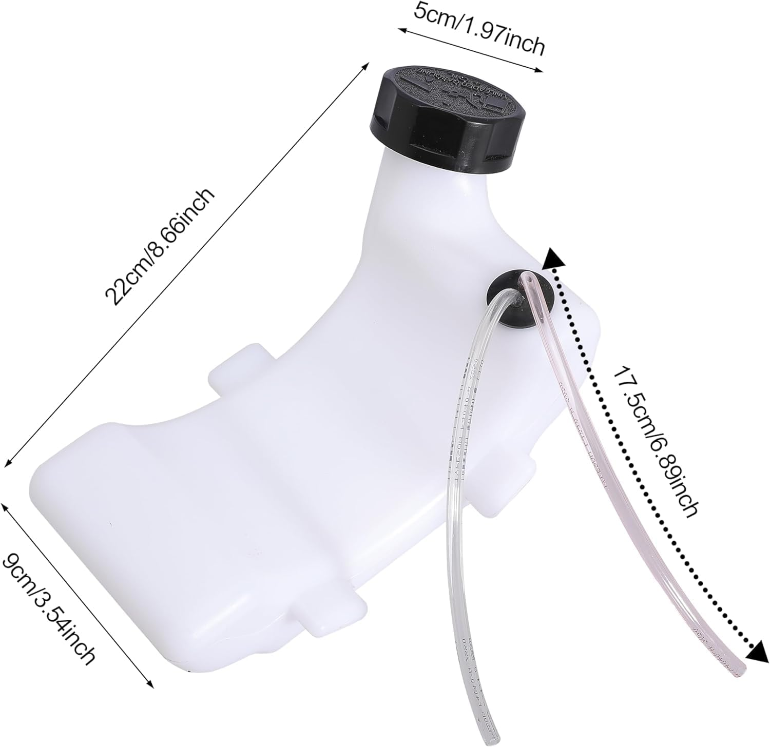 Gas Fuel Tank with Cap Fit for MTD / Cub Cadet / Troy-Bilt Replace# 753-05256 753-06797 753-06240 image number 4