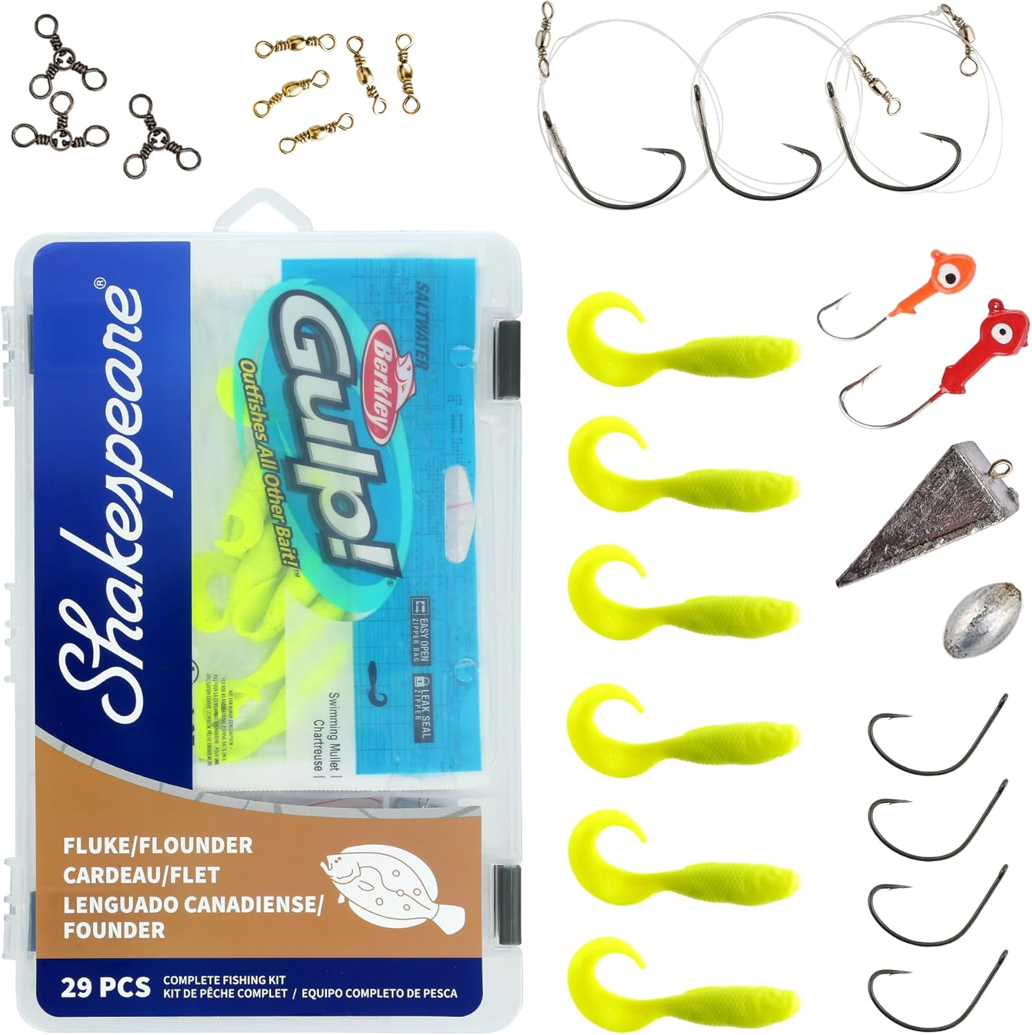 Shakespeare Catch More Fish Fishing Tackle Kit