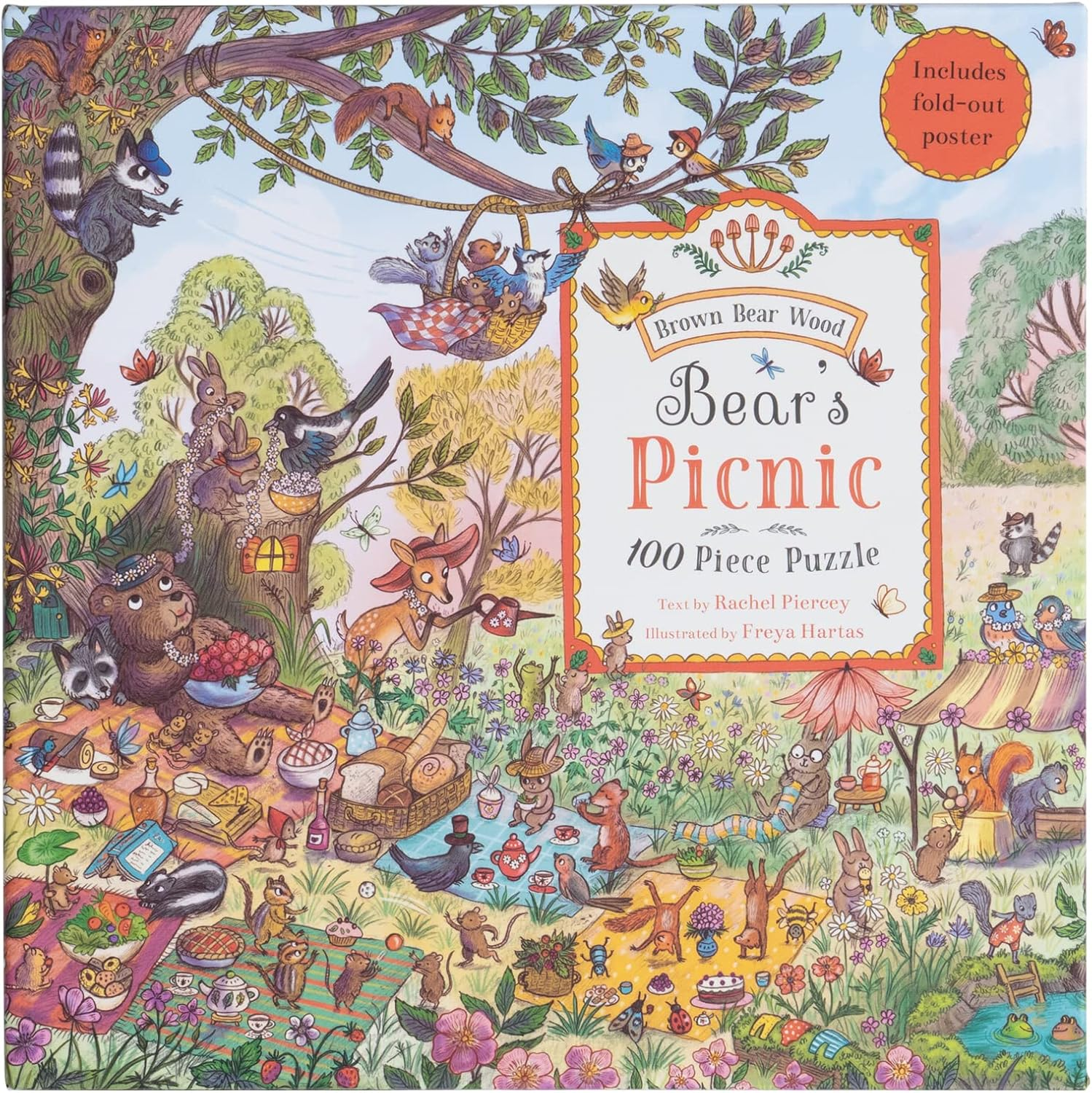 Bear'S Picnic Puzzle: a Magical Woodland (100-Piece Puzzle)