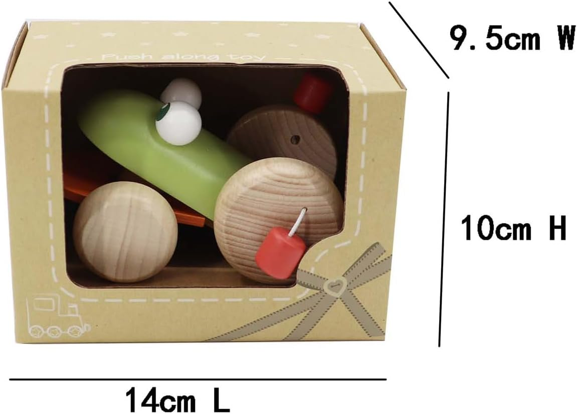 Kaper Kidz - ECO Play Push a Long CROAKING Frog - Wooden Toy with Croaking Sound Effect image number 5