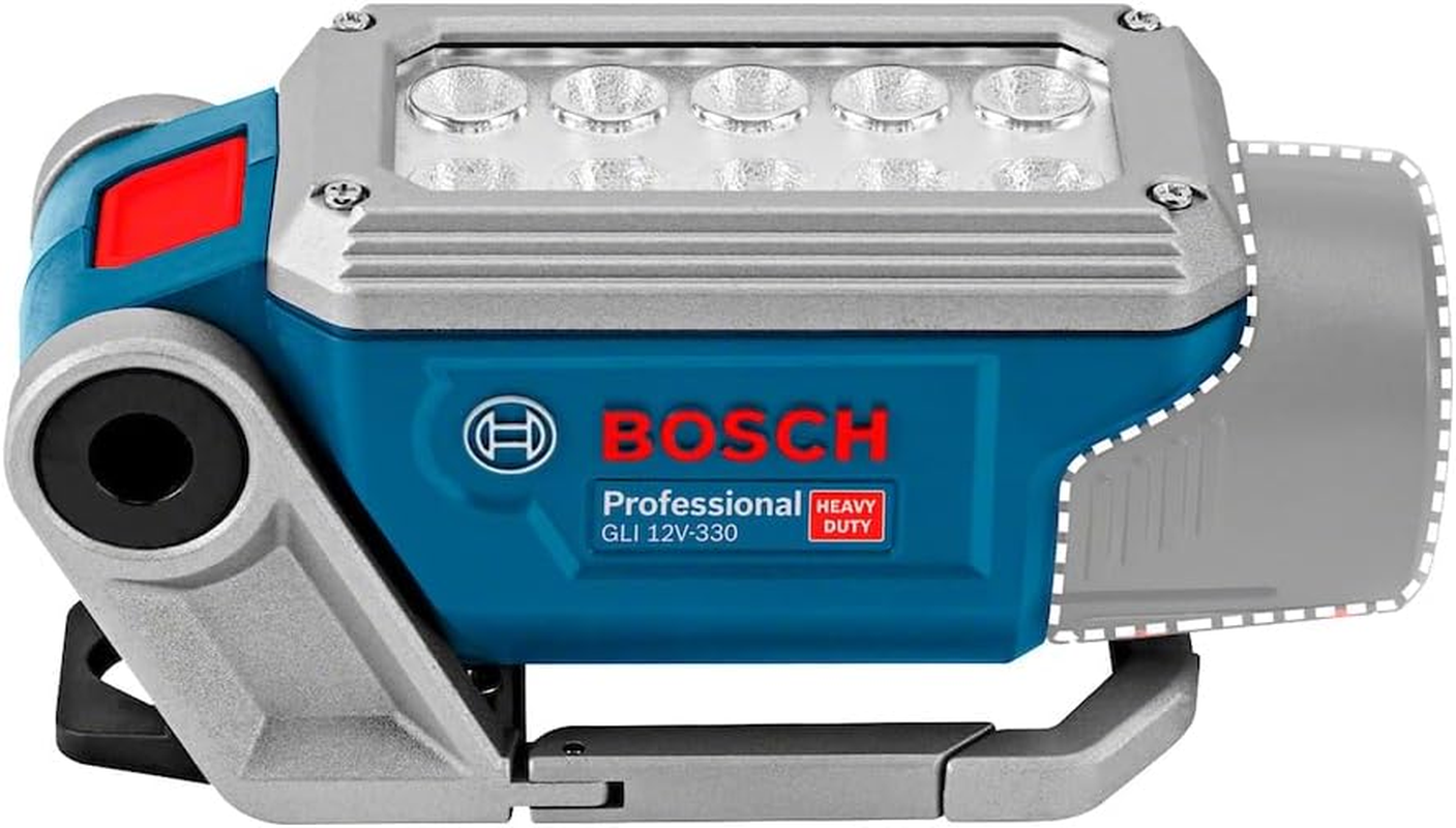 Bosch Professional 12V System GLI 12V-330 Cordless LED Worklight (330 Lumens, Operating Time: 180 Min/Ah, excluding Rechargeable Batteries and Charger, in Cardboard Box) image number 6