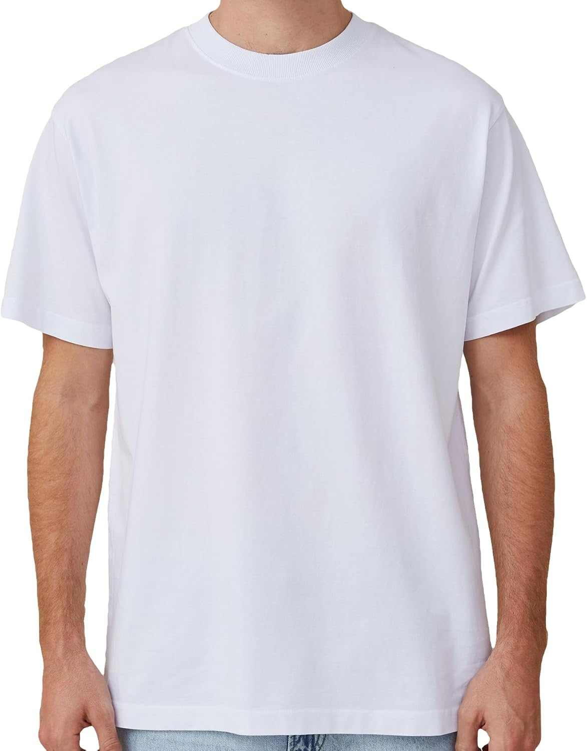 Adult 100% Cotton T-Shirt Unisex Men'S Basic Plain Blank Crew Tee Tops Shirts image number 3
