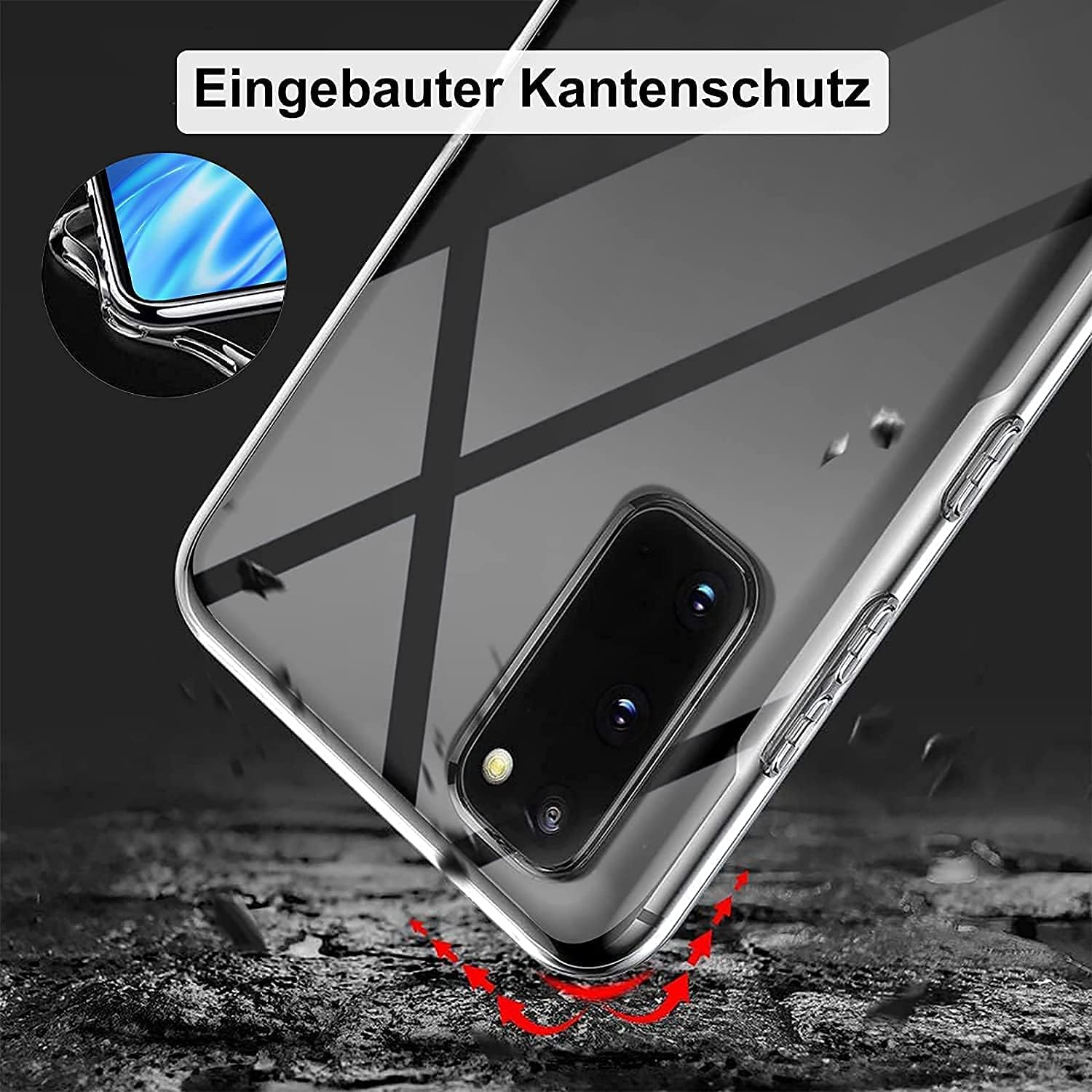 Case for Asus Zenfone 10 (5.92 Inches), Transparent Anti-Yellowing Silicone Mobile Phone Case - Ultra Thin Shockproof Protective Cover Soft TPU Bumper Case for Asus Zenfone 10 - Crystal Clear image number 1