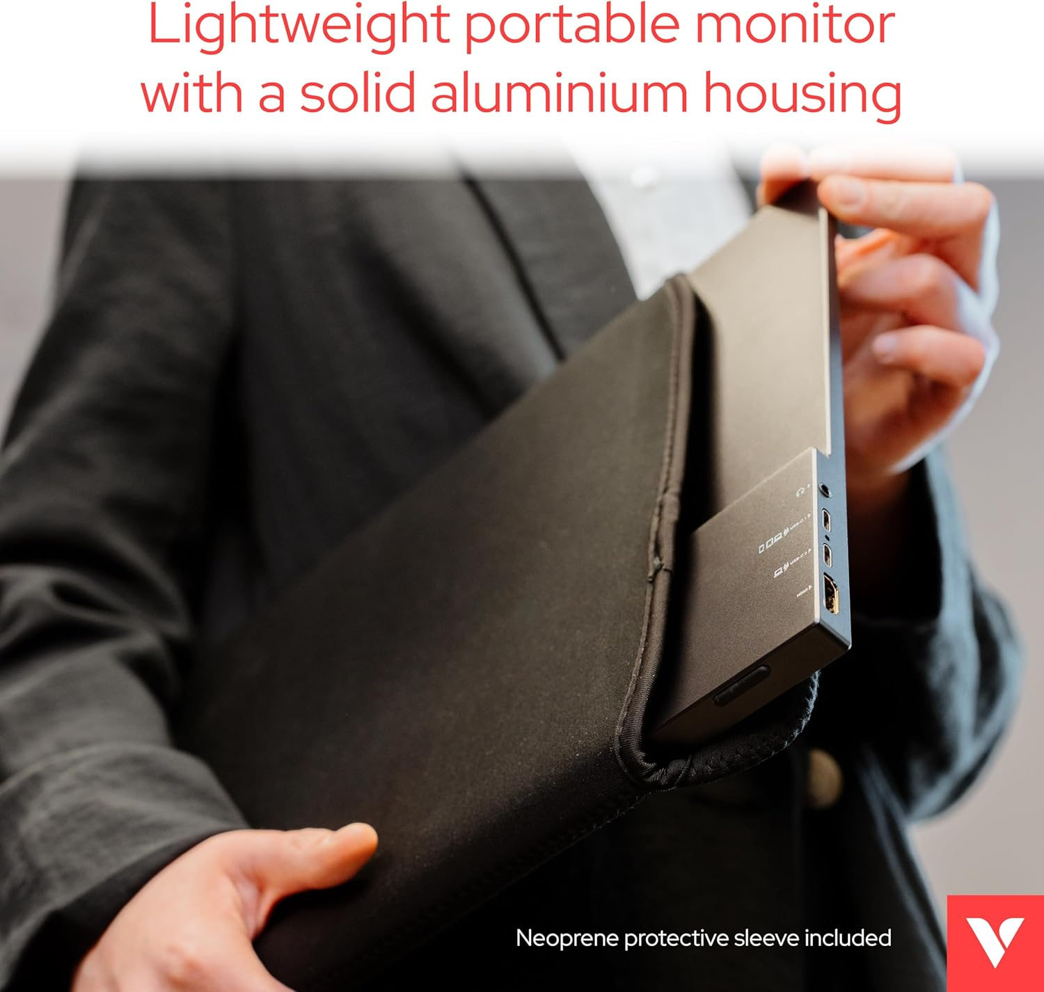 Verbatim Portable Touchscreen Monitor 14" Full HD 1080P Metal image number 5