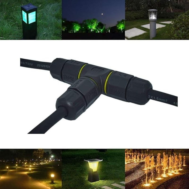 FARLINK M16 Waterproof Wire Connectors, 3 Pin Electrical Connectors for 3.5-10Mm Cables(Ac 240V 13A) Includes Live & Neutral & Earth Wires(3 Way 3 Pin(2 Pack)) image number 5