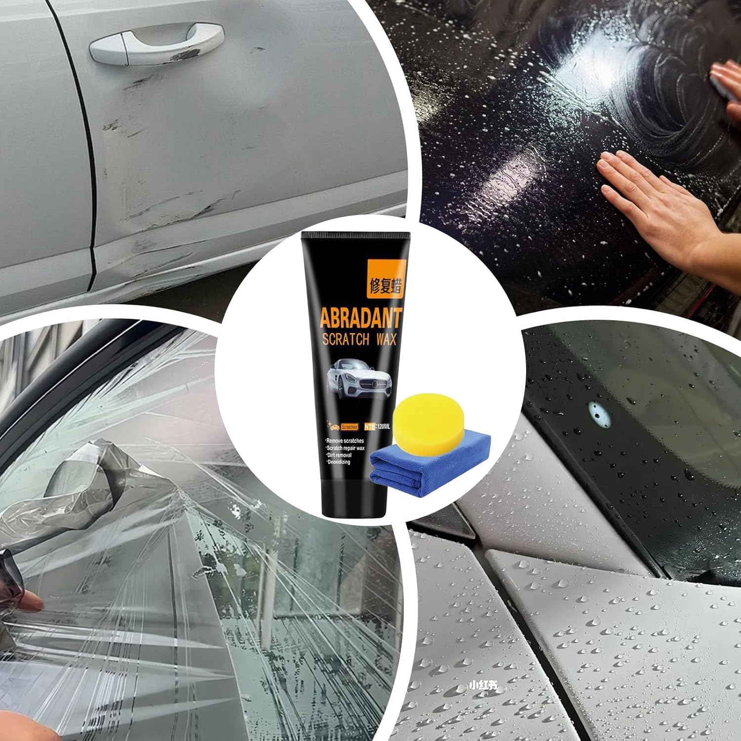 Scratch Remover for Vehicles | 120Ml Deep Scratch Repair | Instant Removal, High-Gloss Finish, Automobile Accessories for Vehicle RV Trucks