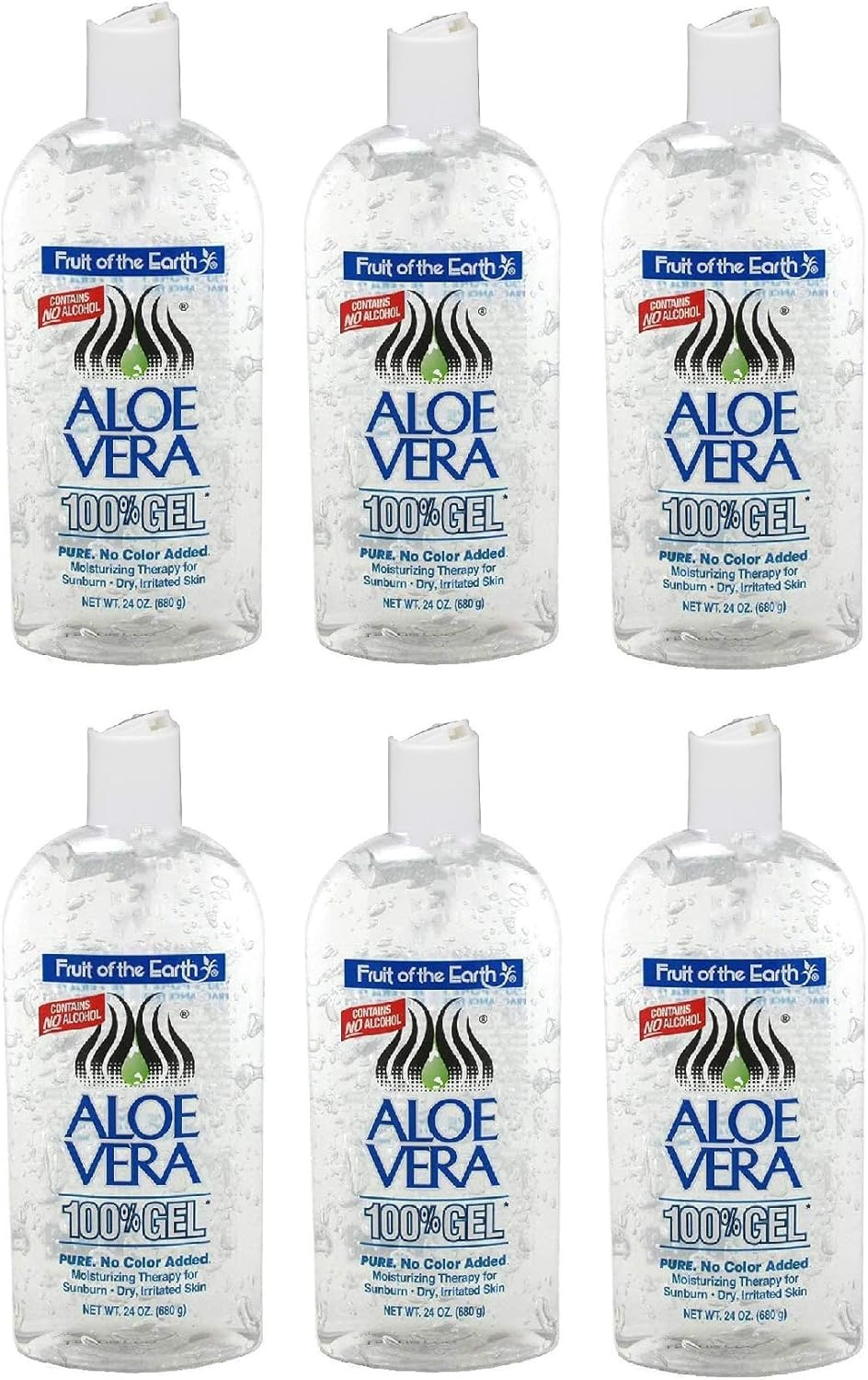 Fruit of the Earth Moisturer Gel, Aloe Vera, 12 Ounce