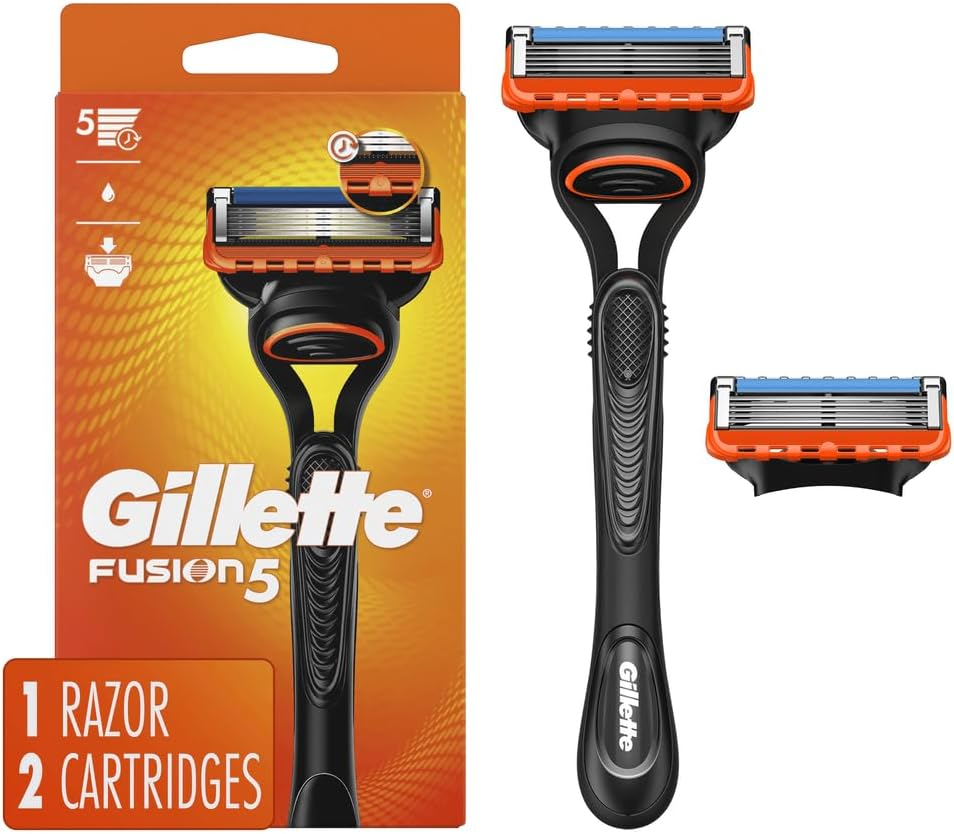 Gillette Fusion5 Razor for Men, Handle + 2 Razor Blade Refills image number 5