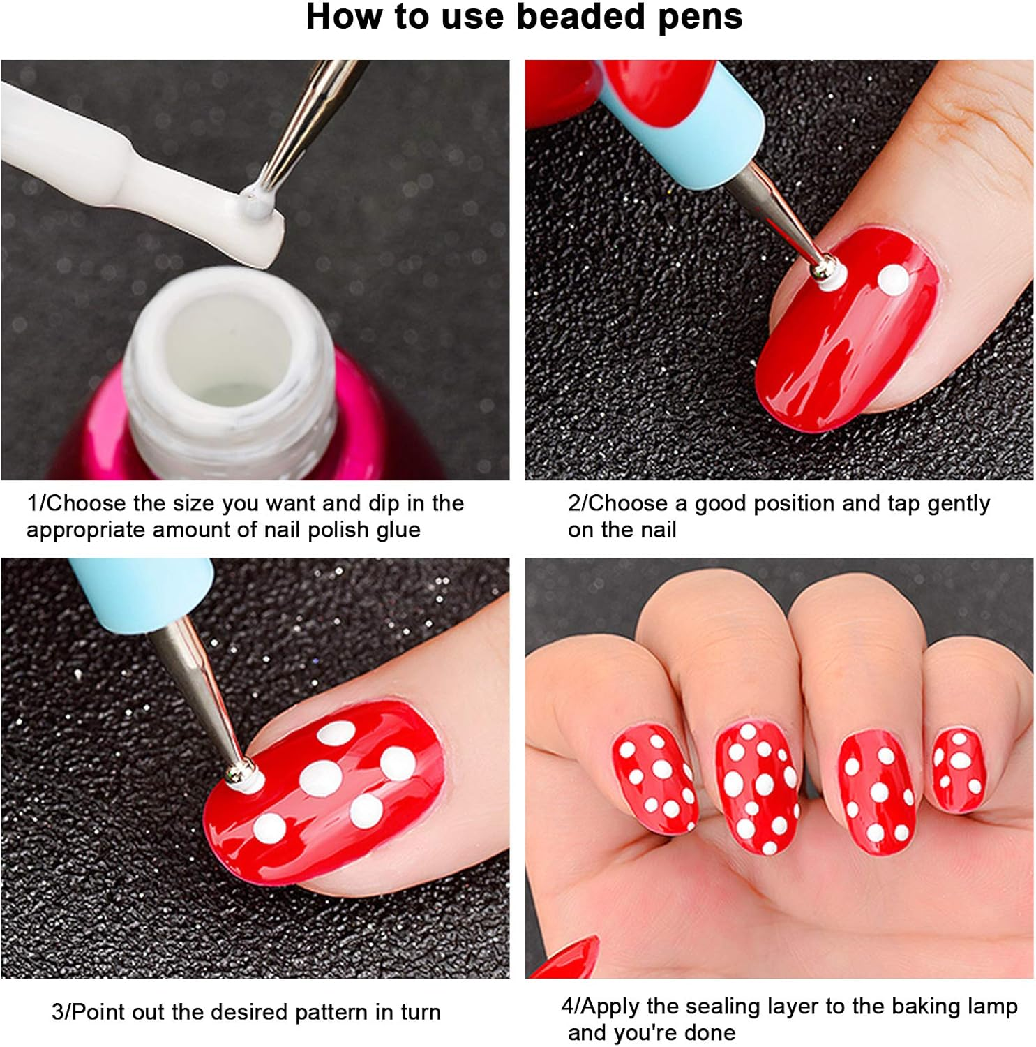 10 Pcs Silicone Clay Sculpting Tool, Silicone Clay Modelling Tools, Silicone Polymer Clay Sculpting Tool Pen, Polymer Clay Tools, for Modeling Dotting Tool Pottery Craft, Blue image number 1