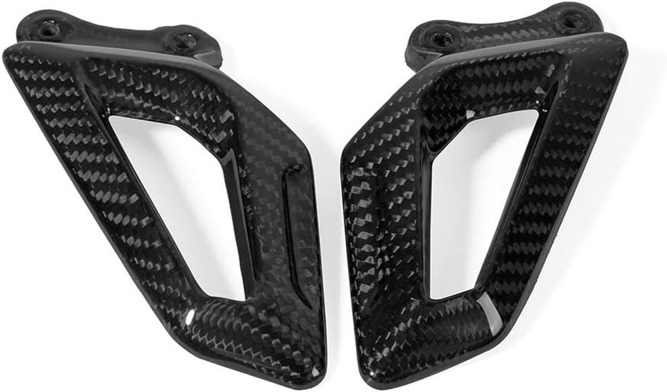 Foot Peg Foot Rest Motorcycle Parts 100% C&Arbon Fiber System Heel Guard Footrest Foot Peg Plates for B&MW S1000RR S1000 RR 2020 Footboard image number 2