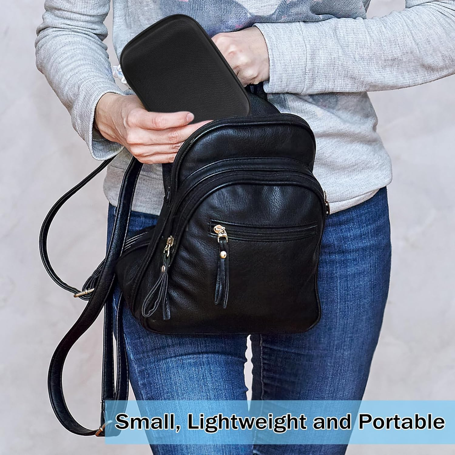 ELLDOO Insulin Fridge Holder Storage Case, 12 Slots Insulin Vial Organizer Bag Fitting Standard 10Ml U-100 Vials, Black Travel Case Bottle Organizer Reliable Vial Protector（Only Case） image number 4