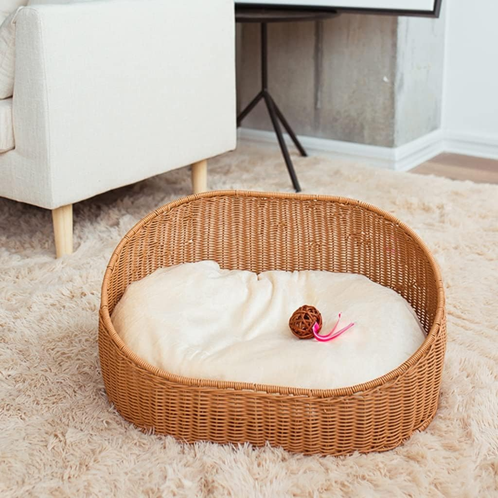 Rattan Cat House Summer Cat House Universal Dog House Cat Climbing Frame Indoor Pet House image number 2