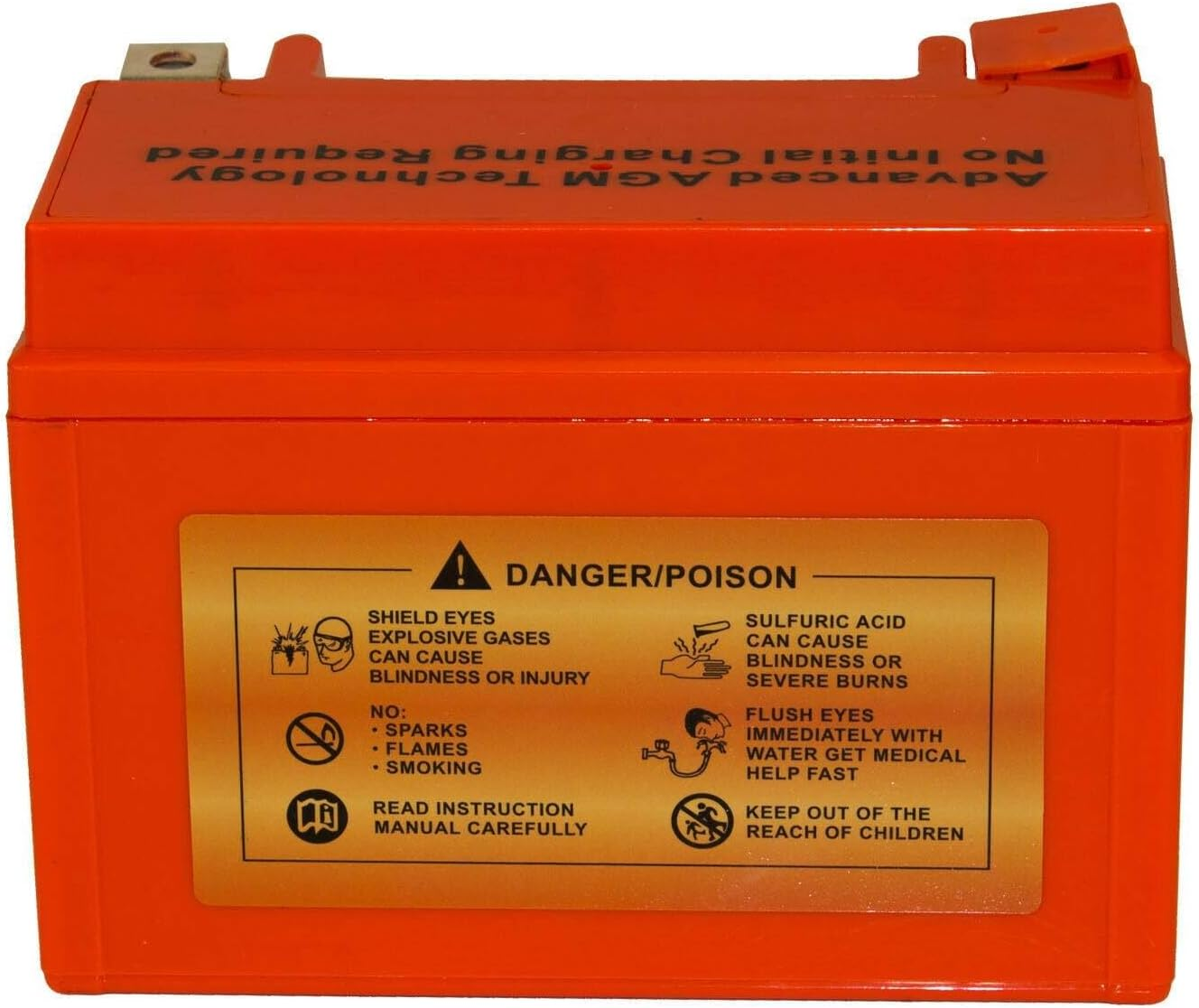 TDR YTX12A-BS 12V 10Ah GEL Motorbike Battery image number 2