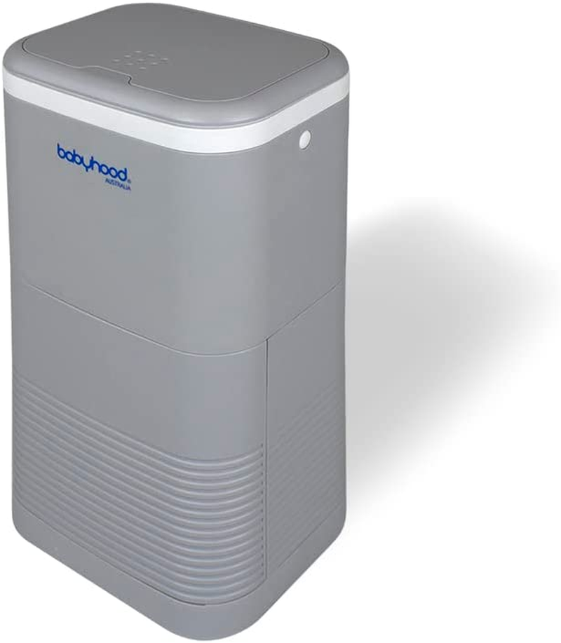 Babyhood Nappy Disposal Bin, Grey image number 1
