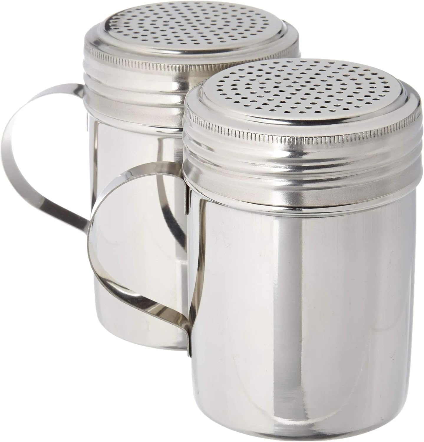 Stainless Steel Versatile Dredge Shaker, Salt, Sugar, Shakers 10 Oz. Each Set of 2 image number 2