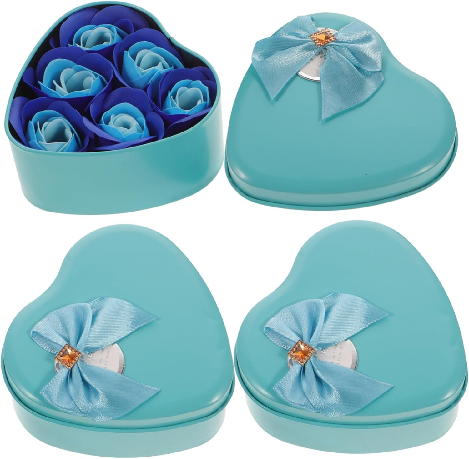 Amosfun Flower Soap Rose Petal Creative Present Set Soaps Mother'S Day Presents image number 6