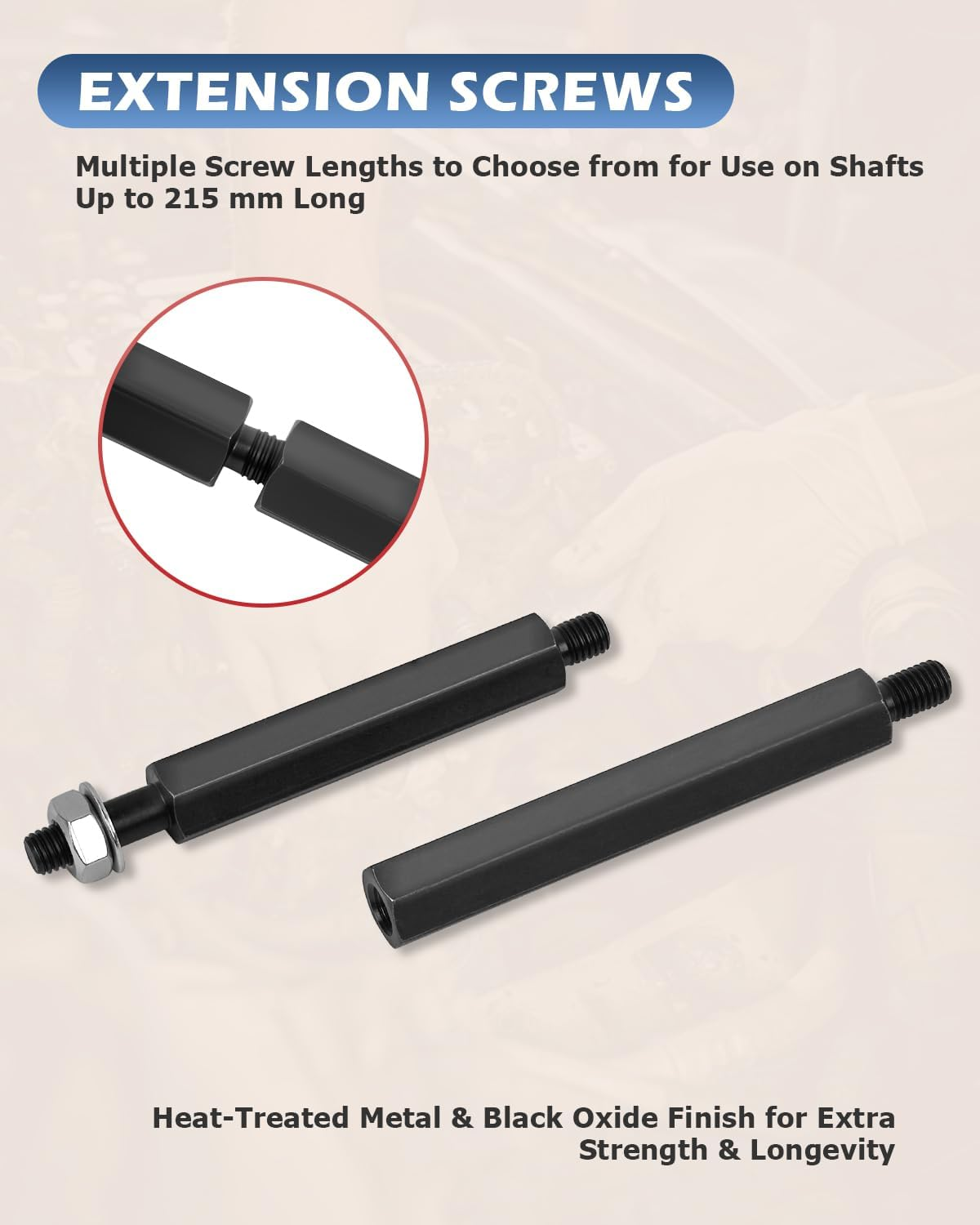 DA YUAN 14Pcs 5 Ton Capacity Bearing Separator Puller Set 2" and 3" Splitters Remove Bearings Kit image number 1