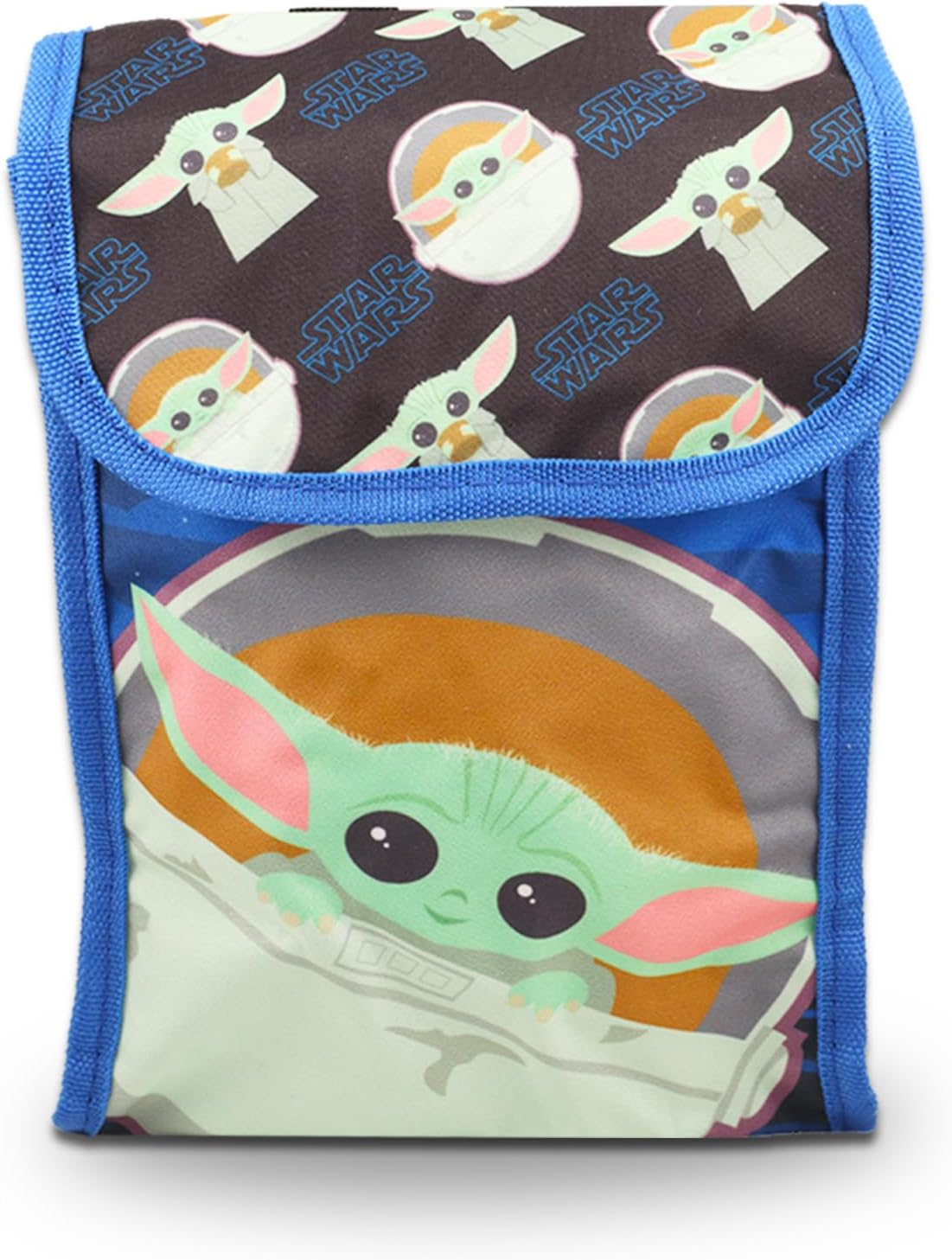 Baby Yoda Backpack with Lunch Box for Kids Set - Bundle with 16" Star Wars School Bag, Lunch Bag, Water Bottle, More | Baby Yoda Backpack for Boys, Girls image number 5