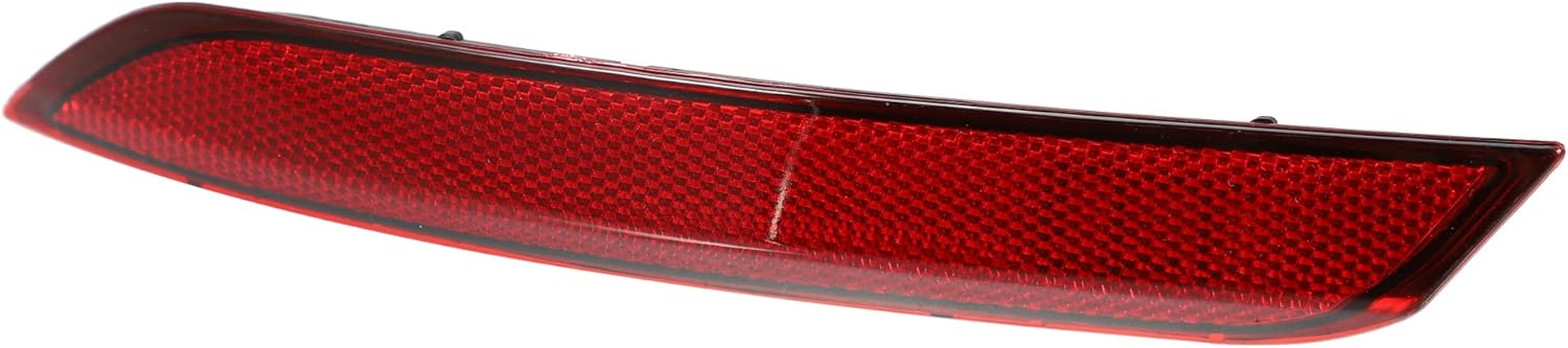 X AUTOHAUX 1Pcs Rear Left Bumper Reflector Light Cover 6C0945105B for VW POLO 2014-2017 Red image number 1