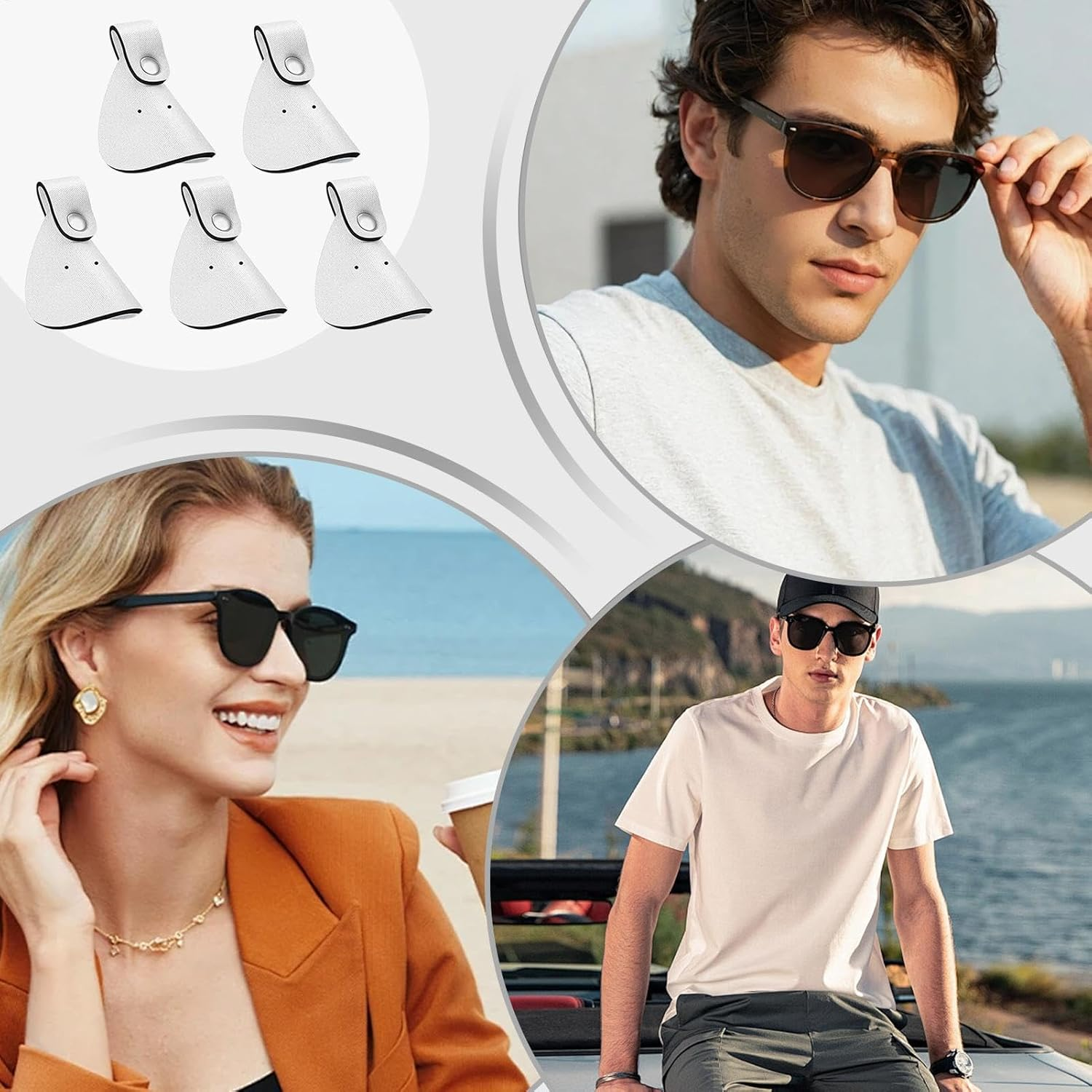 Nose Sun Protection Cover | Outdoor Light Protection Nose Cover for Glasses,Breathable Eye Guard Patch Outdoor Sunshade for Men, Women, Adults, Youth image number 1