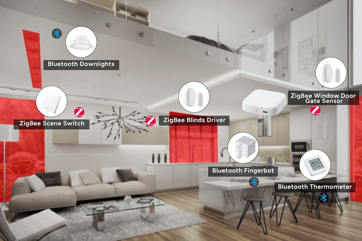 Kogan Smarterhome&trade; Bluetooth and Zigbee Wireless Gateway - KAGTWYBTZBA image number 4