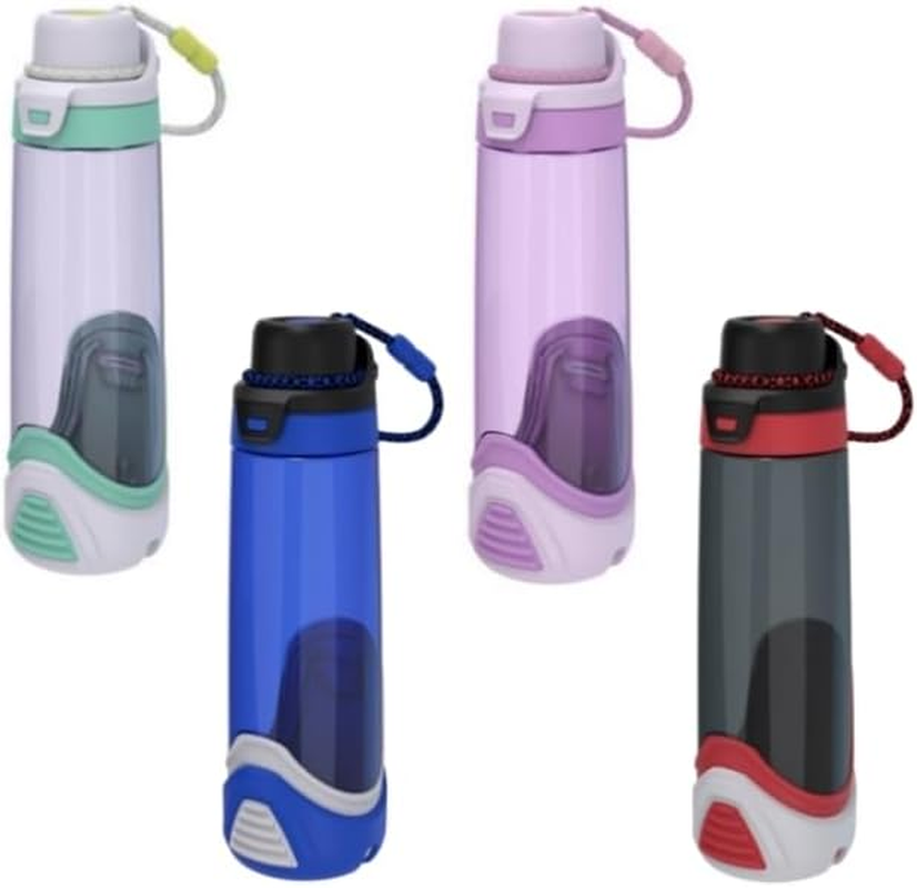 Cool Gear 710Ml Treadz Chugger - 4 Pack Assorted Colours