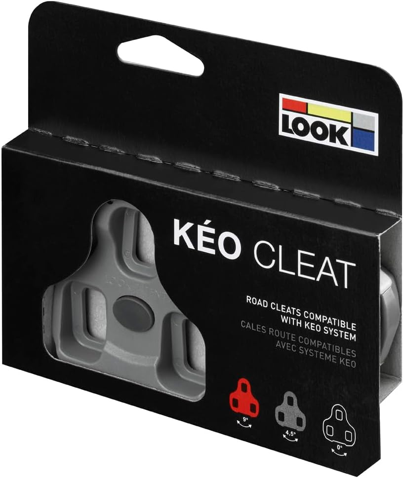 LOOK Cycle - KEO Grip Cycling Cleats with Memory Positioner Function - Compatible with All Pedals on the Market - Anti-Slip TPU Surface image number 2
