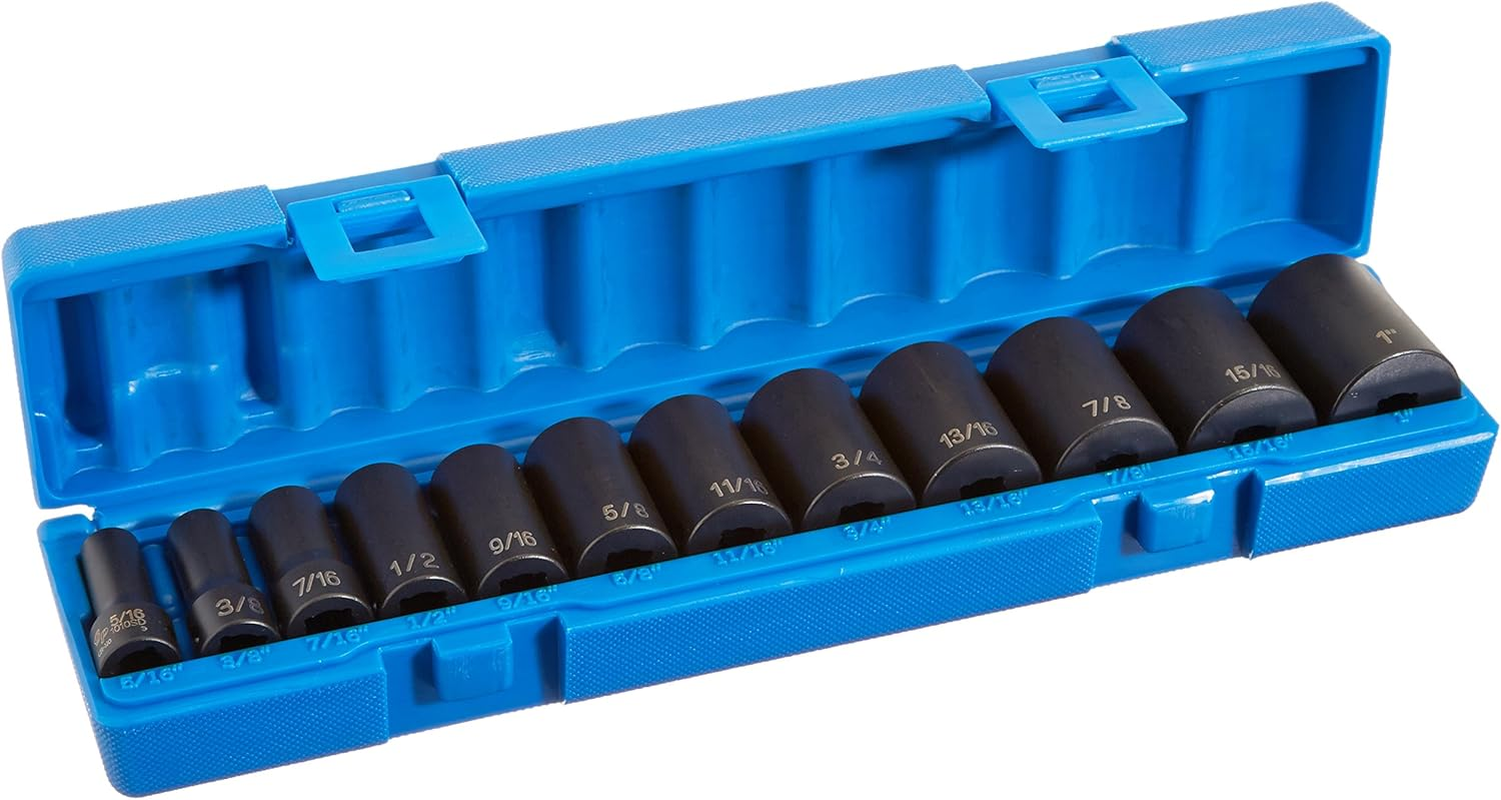 Grey Pneumatic (1213M) 3/8" Drive 13-Piece Standard Metric Socket Set image number 6