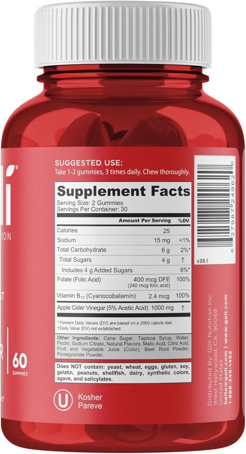 GOLI APPLE CIDER VINEGAR GUMMY image number 6