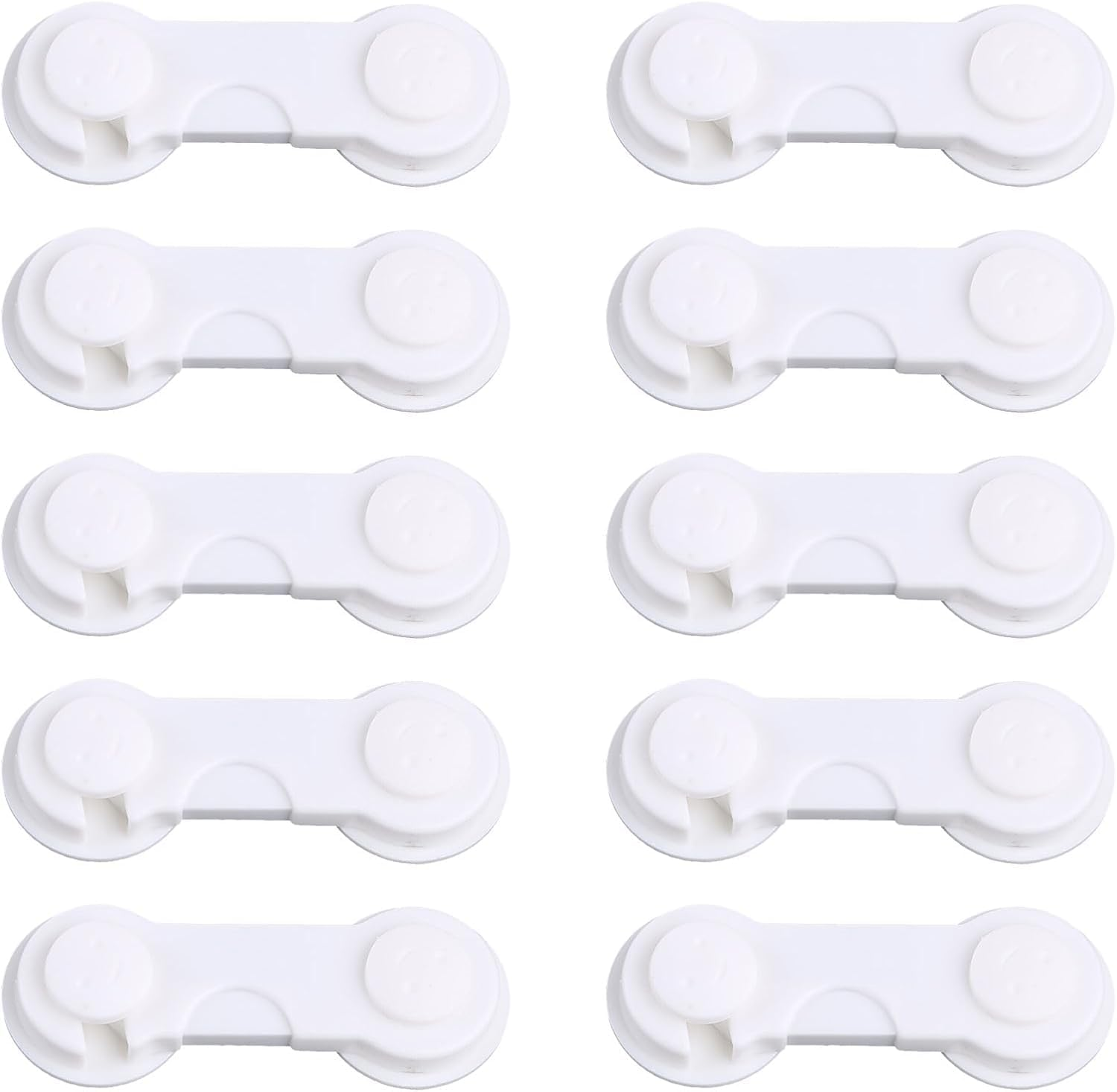Child Safety Locks,10 Pcs Child Locks for Cabinets and Drawers,Baby Proofing Child Lock,Child Cabinet Safety Locks,Cupboard Locks Baby Proof with Strong Adhesive Tape image number 3
