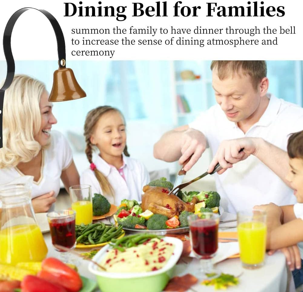 Shopkeepers Bell Traditional Antique Wall Mounted Alloy Doorbell Home Decorative Bell image number 2