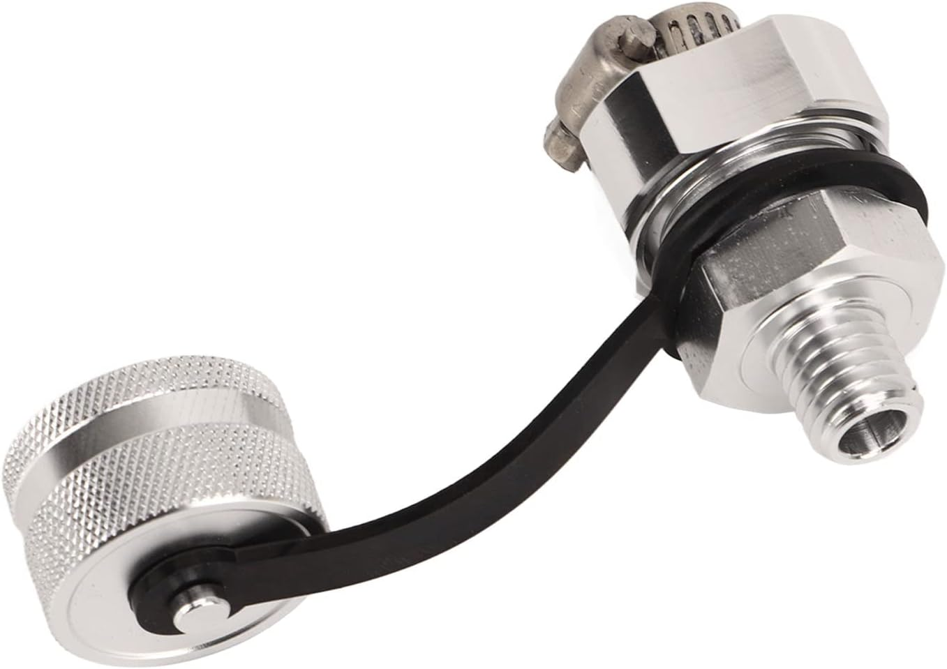 M12-1.75 Oil Drain Valve, Quick Twist Drain Valve Plug with Removable Hose, Drain Plug for Engine Pan and Transmission, Stainless Drain Hose Attachment Universal for Car image number 3