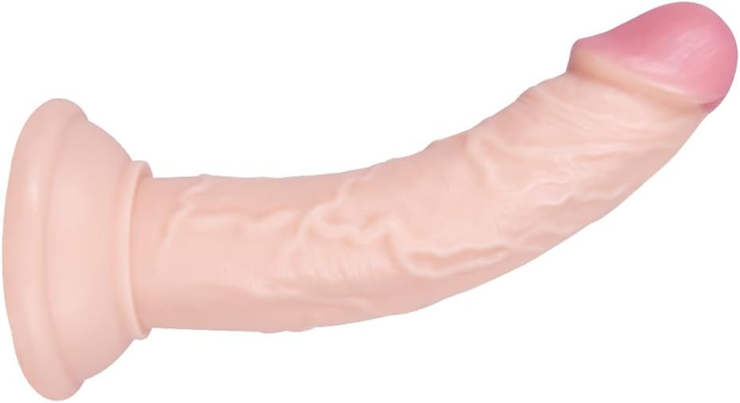 Mini Thin 5.3 Inches Realistic Dildo for Beginners, Anal Dildos Lifelike Fake Penis for Women/Men/Gay, Adult Sex Toys for G Spot Stimulator Anal Plug Training Sets (Black)