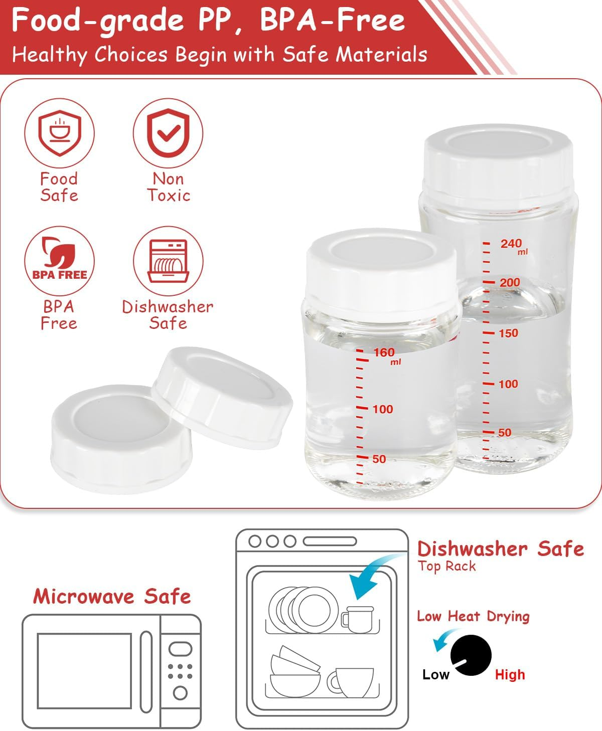 Baby Bottle Cap for Pigeon Bottle, Soft & Safe Bottle Lid, 6 Count image number 6