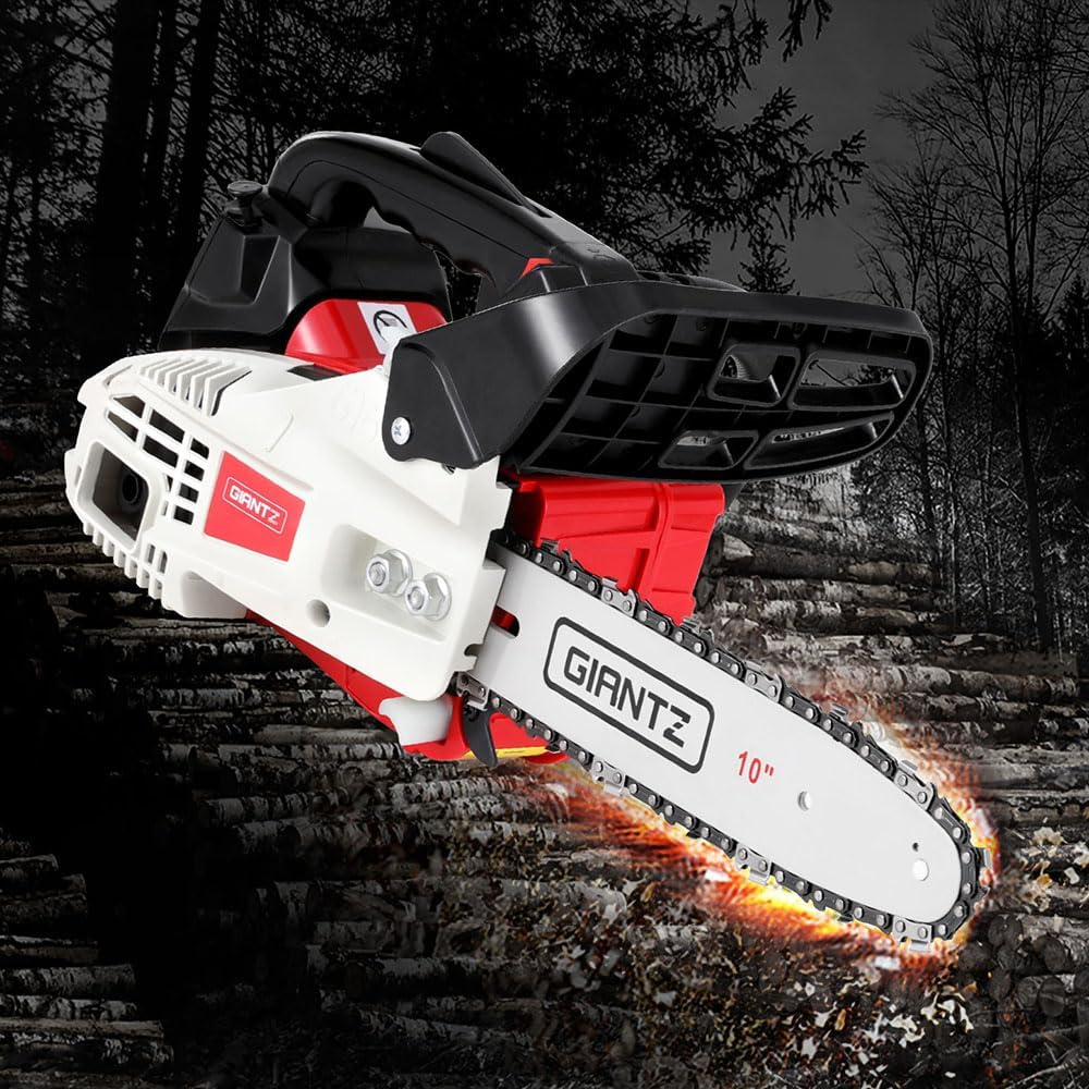 GIANTZ 25Cc Petrol Commercial Chainsaw 10 Bar Top Handle Tree Pruning Chain Saw image number 4