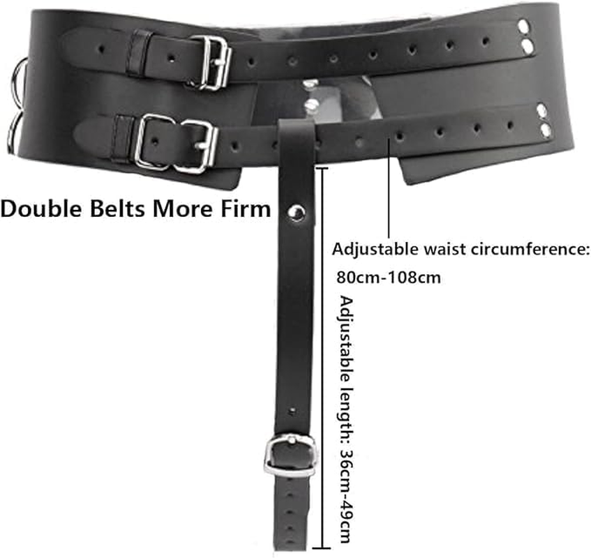 BDSM Bondage Restraints, Forced Vibrator Wand Belt Strap, Sex Harness Holder Tie for Women Adjustable, Adult SM Sex Toys for Couple image number 4