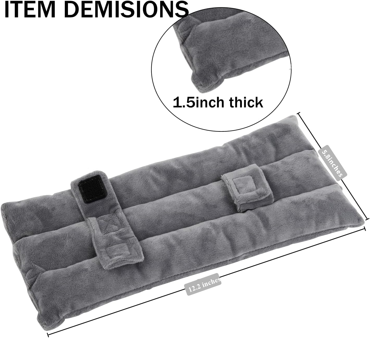 Seat Belt Pillow for Mastectomy Post-Surgery, Heart Surgery Recovery Support Cushion for Chest Chemo Port Pacemaker Bypass Hysterectomy Recovery Pillow image number 2
