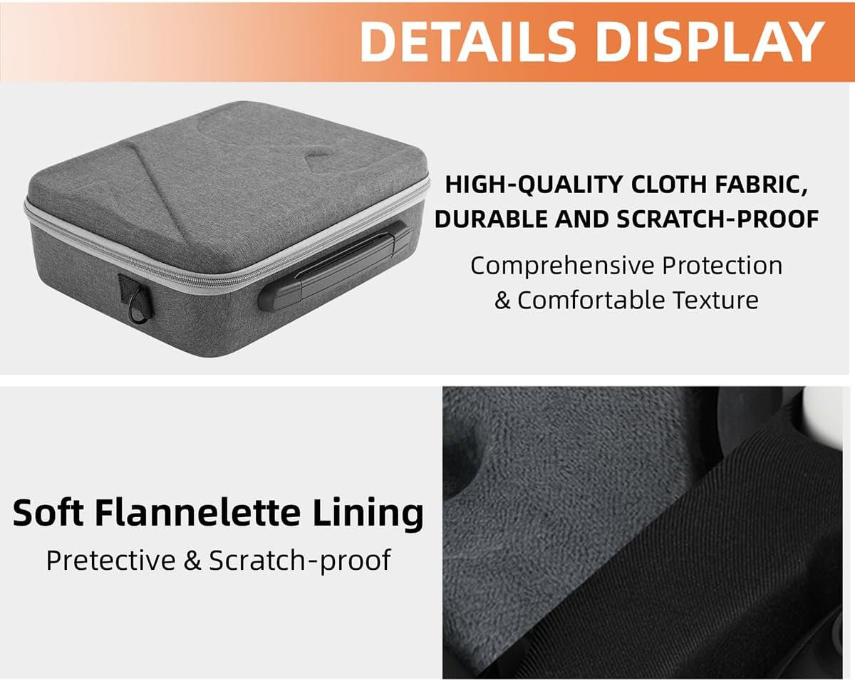 Case for DJI Mini 4 Pro, Cochanvie Sunnylife Carrying Case for Mini 4 Pro Accessores, Drone Body/Multi-Use Combo Case Bag, Multi-Use Combo Case, Carrying Case image number 5