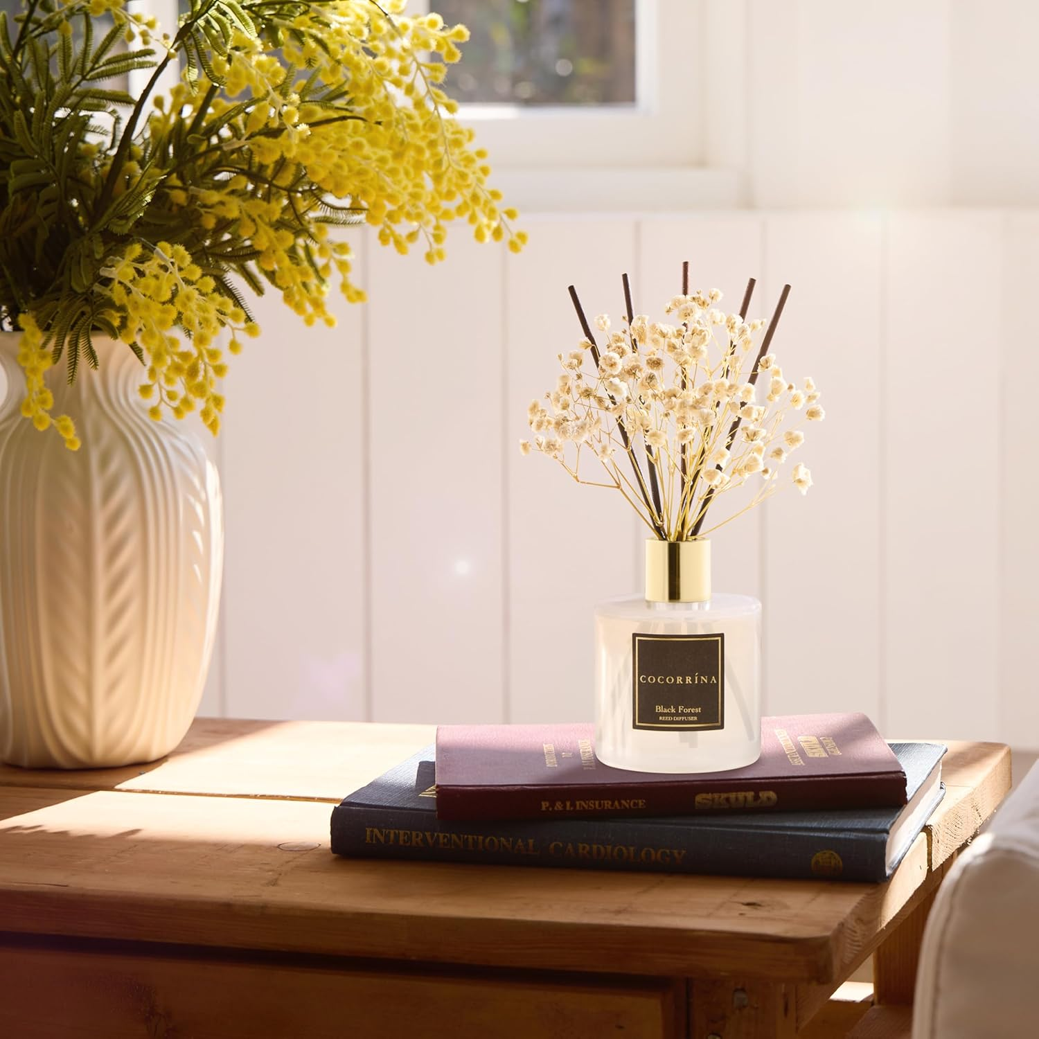 Cocorr&iacute;na Reed Diffuser Sets, 6.7 Oz Black Forest Diffuser with Sticks Home Fragrance Reed Diffuser for Bathroom Shelf Decor image number 6