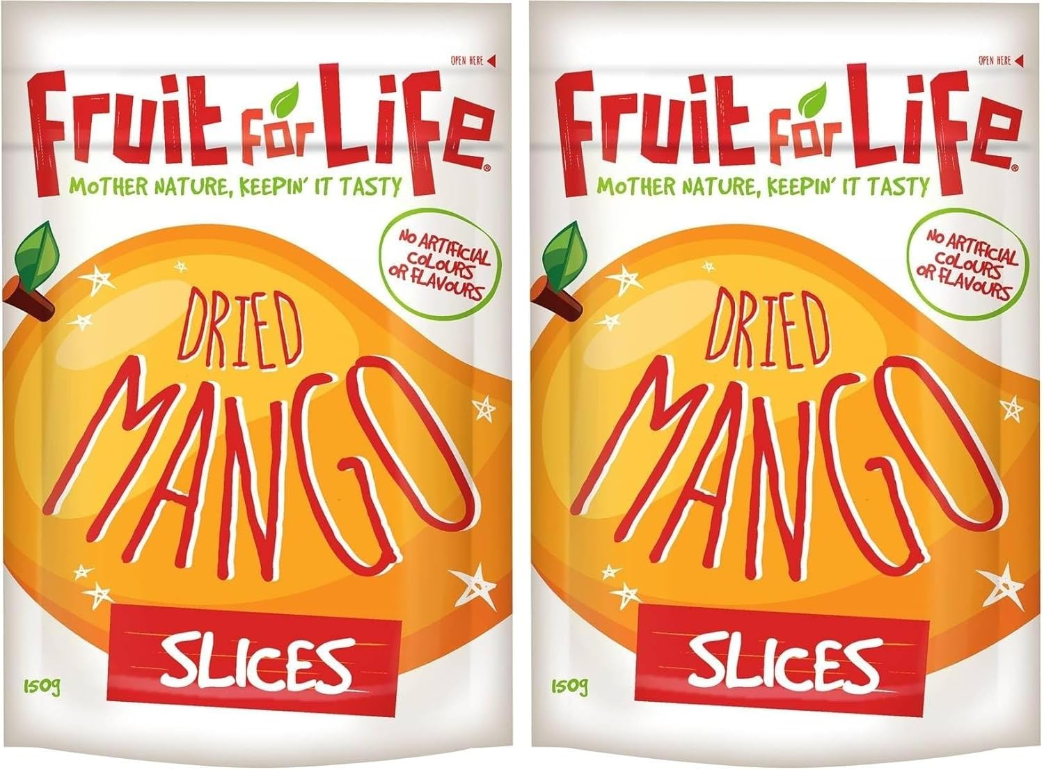 Fruit for Life Dried Mango Slice 150 G - Pack Of 2